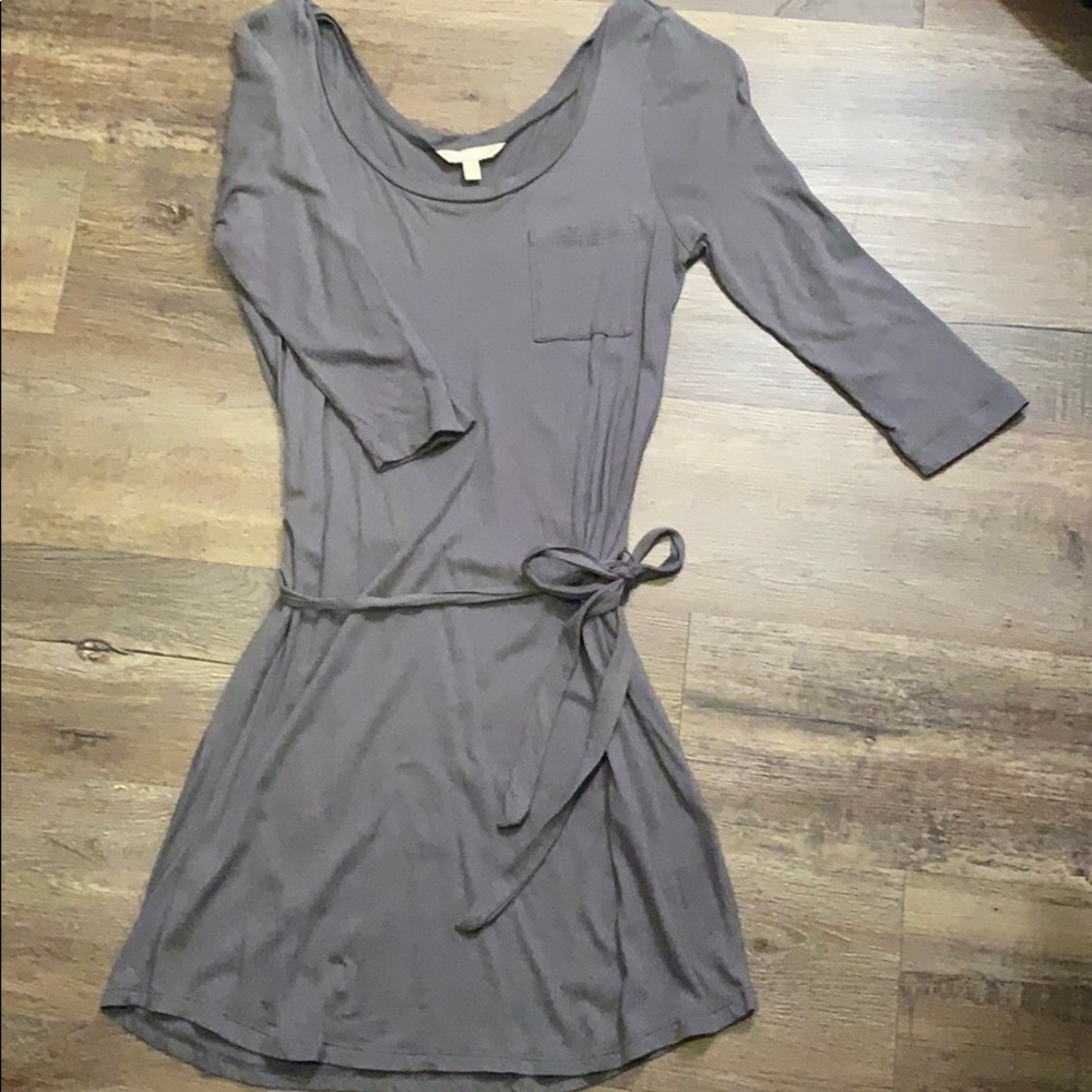 Banana Republic Gray Cotton Dress Size Small